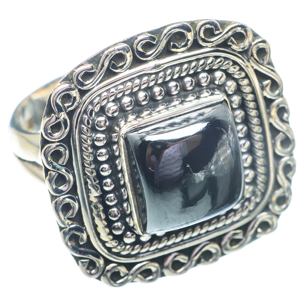 Hematite Rings handcrafted by Ana Silver Co - RING72842