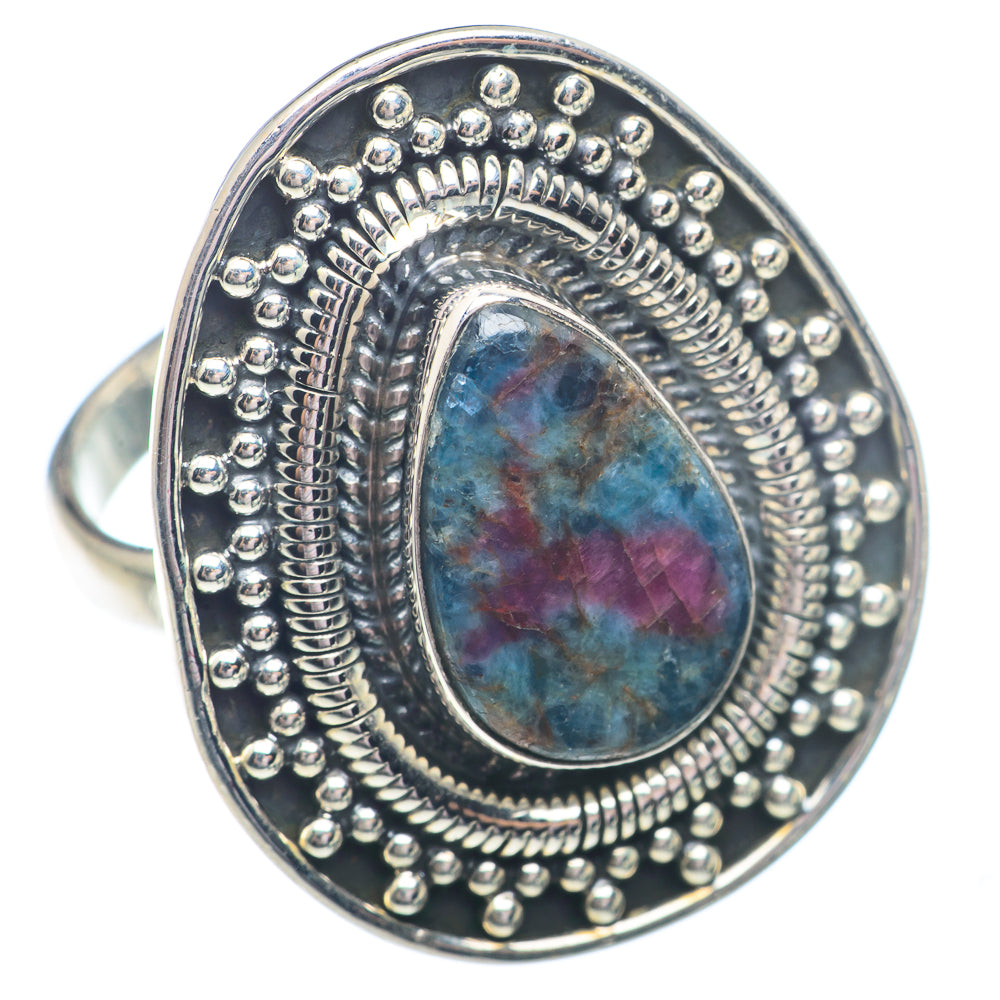 Ruby Fuchsite Rings handcrafted by Ana Silver Co - RING72846