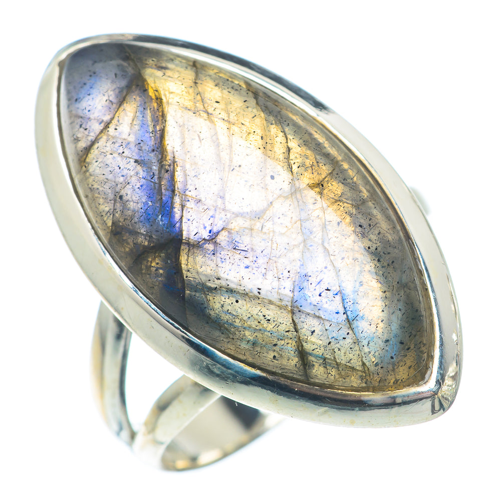 Labradorite Rings handcrafted by Ana Silver Co - RING72848