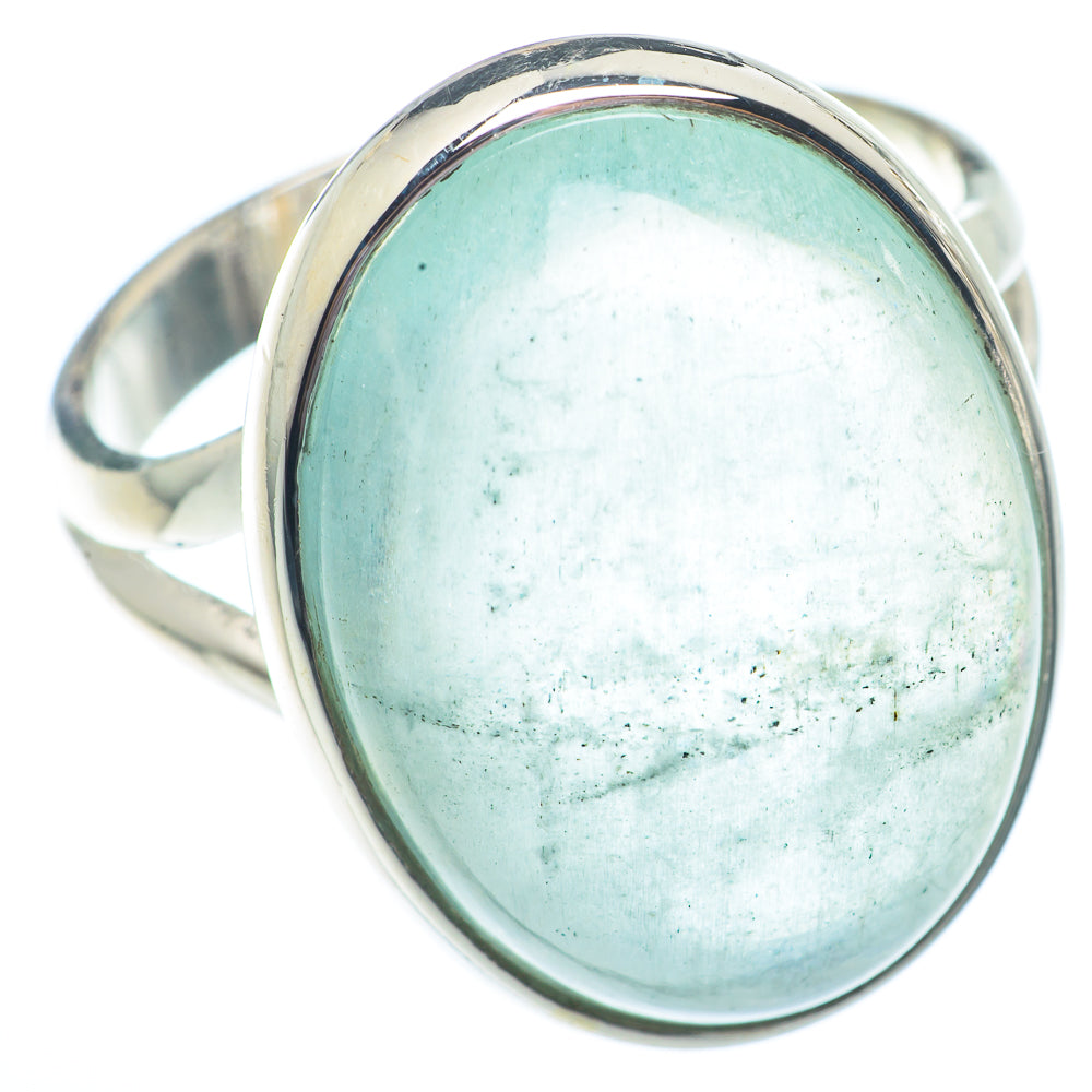Aqua Chalcedony Rings handcrafted by Ana Silver Co - RING72849