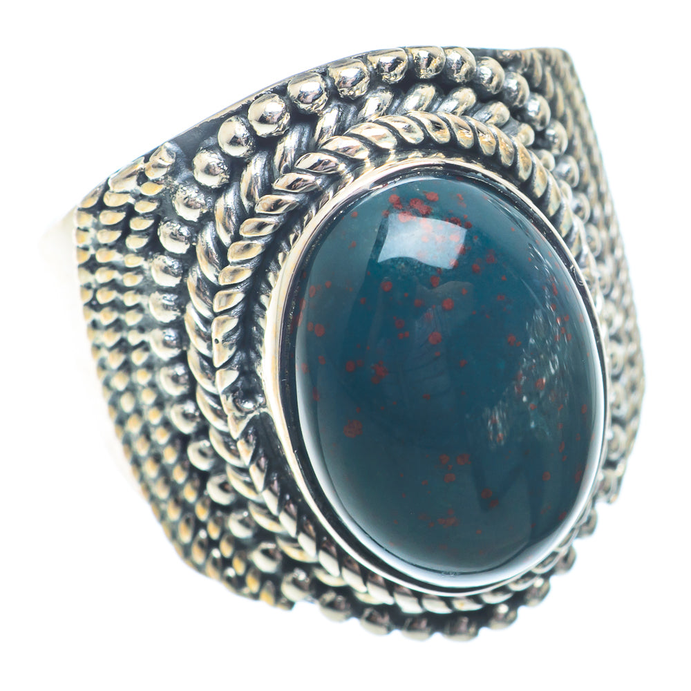 Bloodstone Rings handcrafted by Ana Silver Co - RING72854