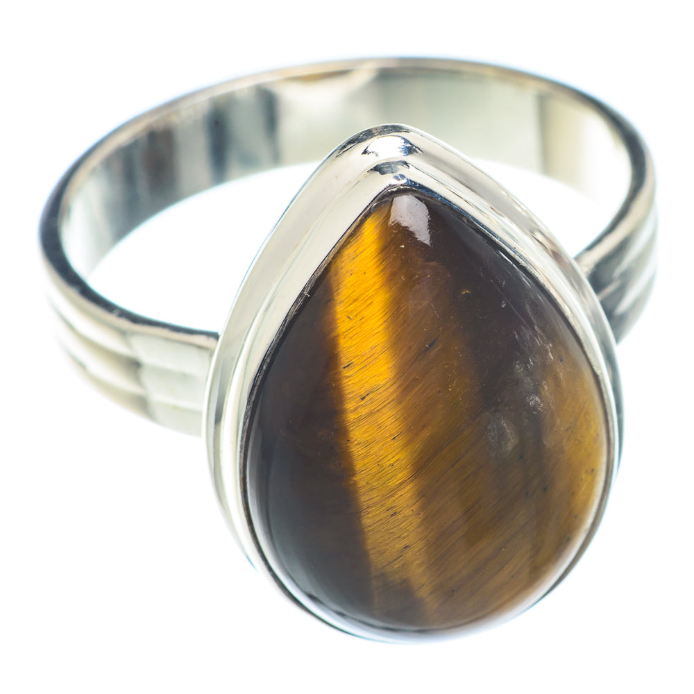 Tiger Eye Rings handcrafted by Ana Silver Co - RING72860