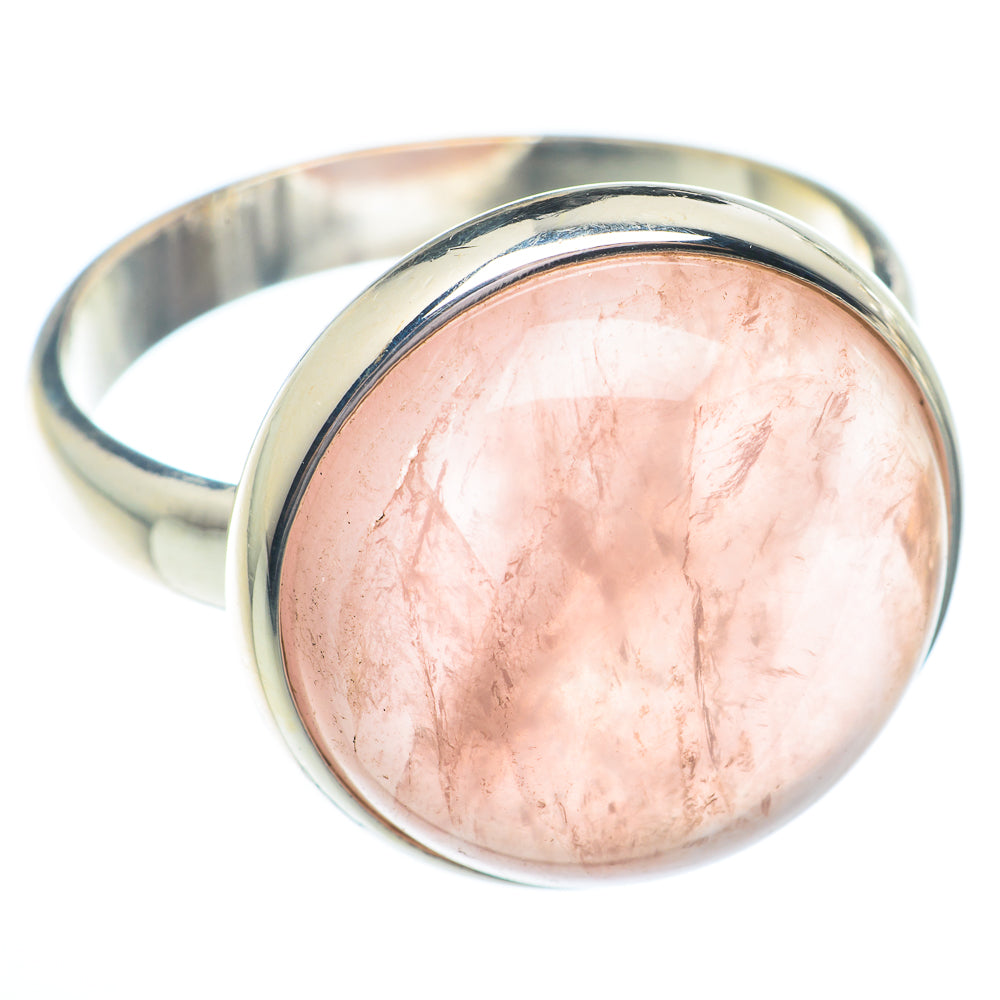 Rose Quartz Rings handcrafted by Ana Silver Co - RING72864