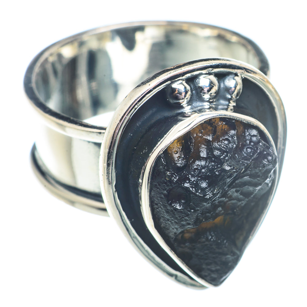 Tektite Rings handcrafted by Ana Silver Co - RING72874