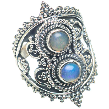 Ethiopian Opal Rings handcrafted by Ana Silver Co - RING72884
