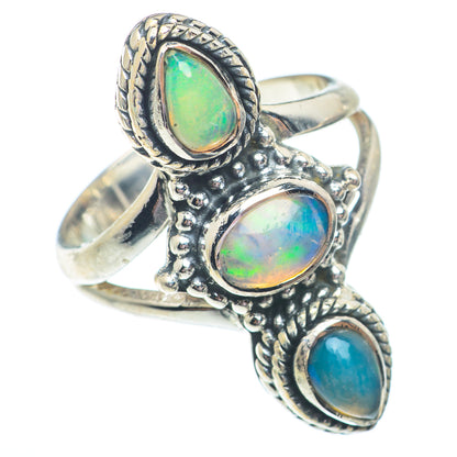 Ethiopian Opal Rings handcrafted by Ana Silver Co - RING72885