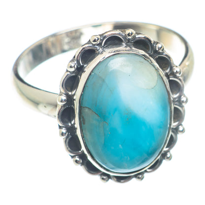 Larimar Rings handcrafted by Ana Silver Co - RING72892