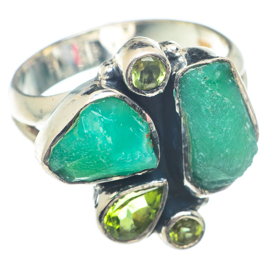 Chrysoprase Rings handcrafted by Ana Silver Co - RING72896
