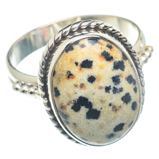 Dalmatian Jasper Rings handcrafted by Ana Silver Co - RING72901 - Photo 2