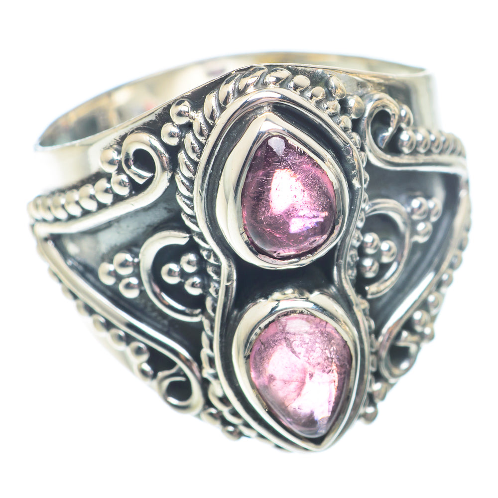 Pink Tourmaline Rings handcrafted by Ana Silver Co - RING72906