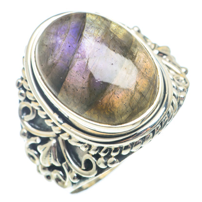 Labradorite Rings handcrafted by Ana Silver Co - RING72912