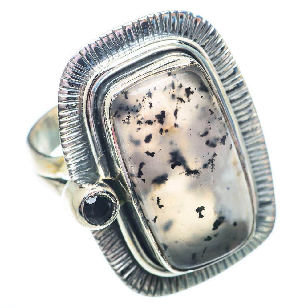Dendritic Opal Rings handcrafted by Ana Silver Co - RING72920