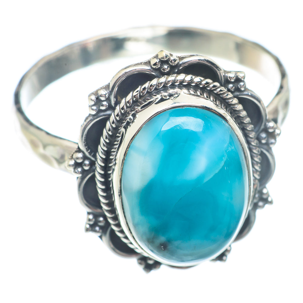 Larimar Rings handcrafted by Ana Silver Co - RING72928
