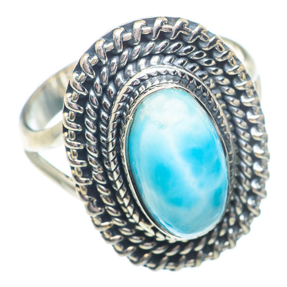 Larimar Rings handcrafted by Ana Silver Co - RING72931