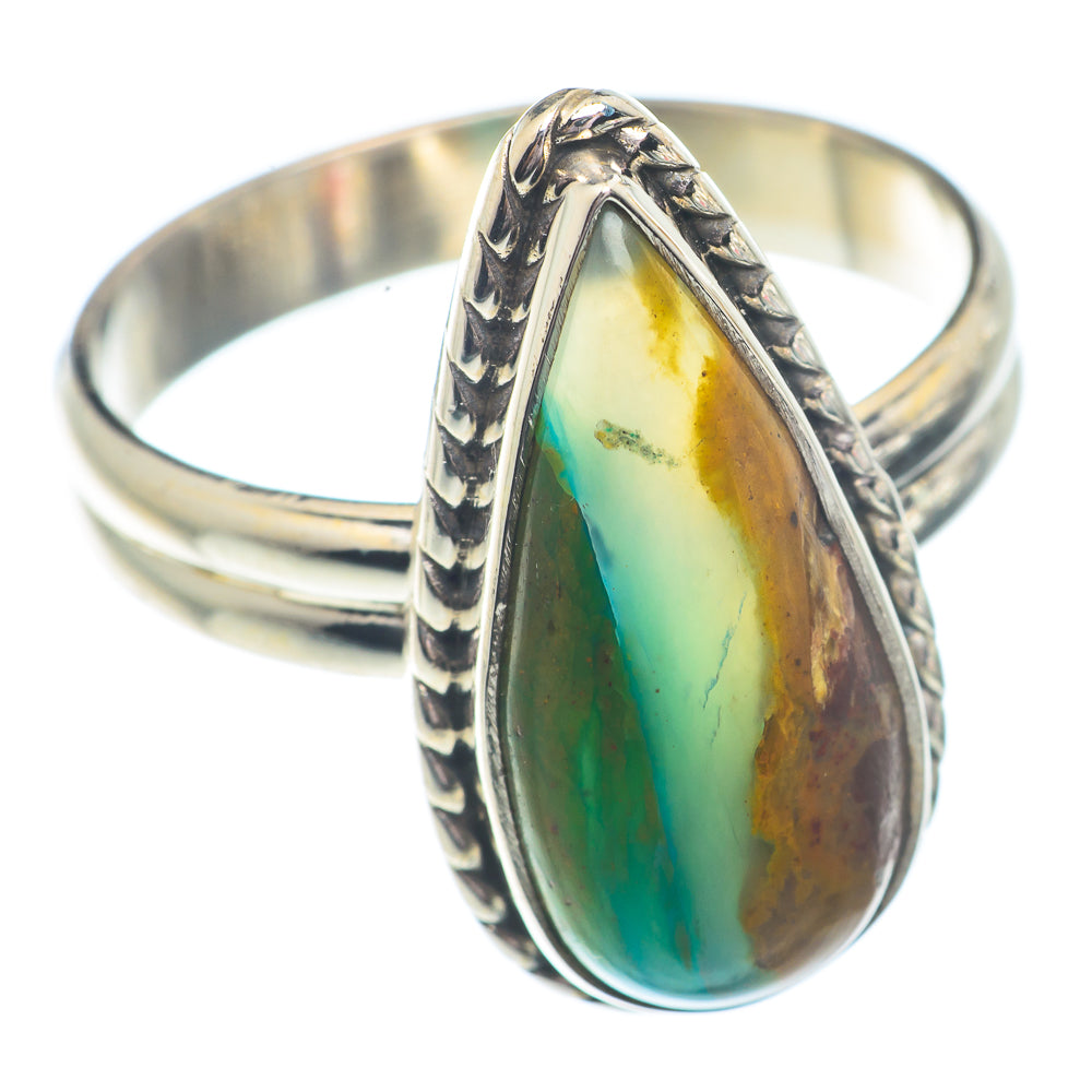 Peruvian Opal Rings handcrafted by Ana Silver Co - RING72934