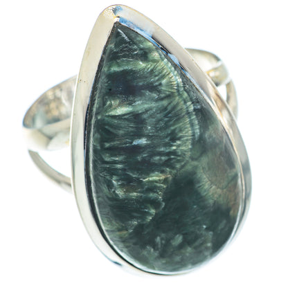 Seraphinite Rings handcrafted by Ana Silver Co - RING72936