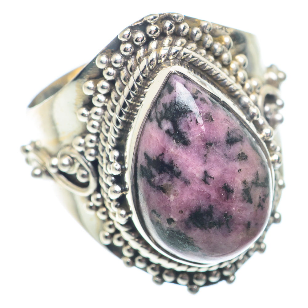 Rhodonite Rings handcrafted by Ana Silver Co - RING72944