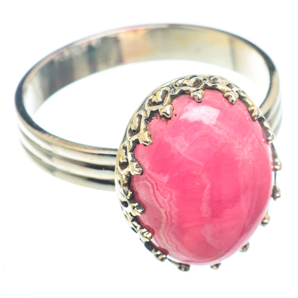 Rhodochrosite Rings handcrafted by Ana Silver Co - RING72946