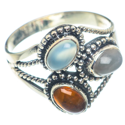 Aqua Chalcedony Rings handcrafted by Ana Silver Co - RING72965