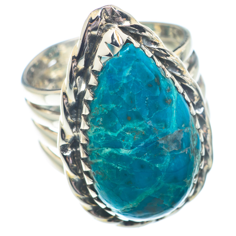 Chrysocolla Rings handcrafted by Ana Silver Co - RING72970