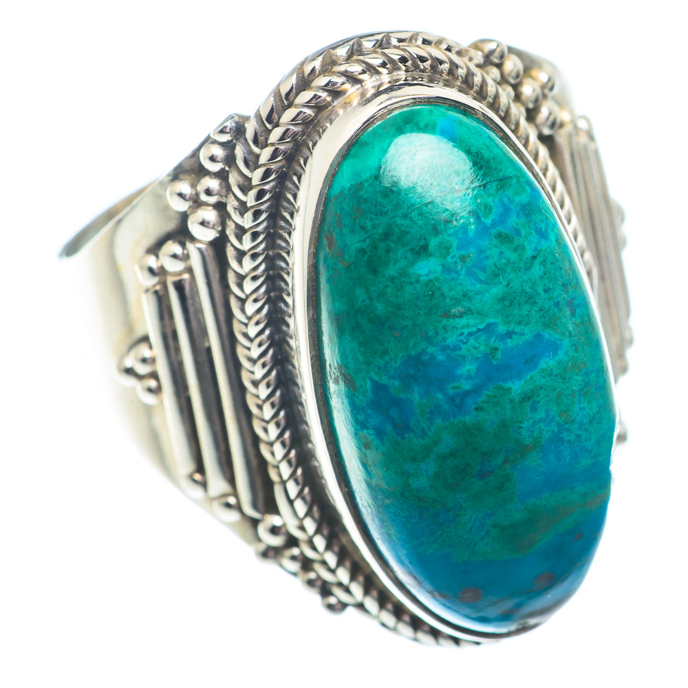 Chrysocolla Rings handcrafted by Ana Silver Co - RING72979