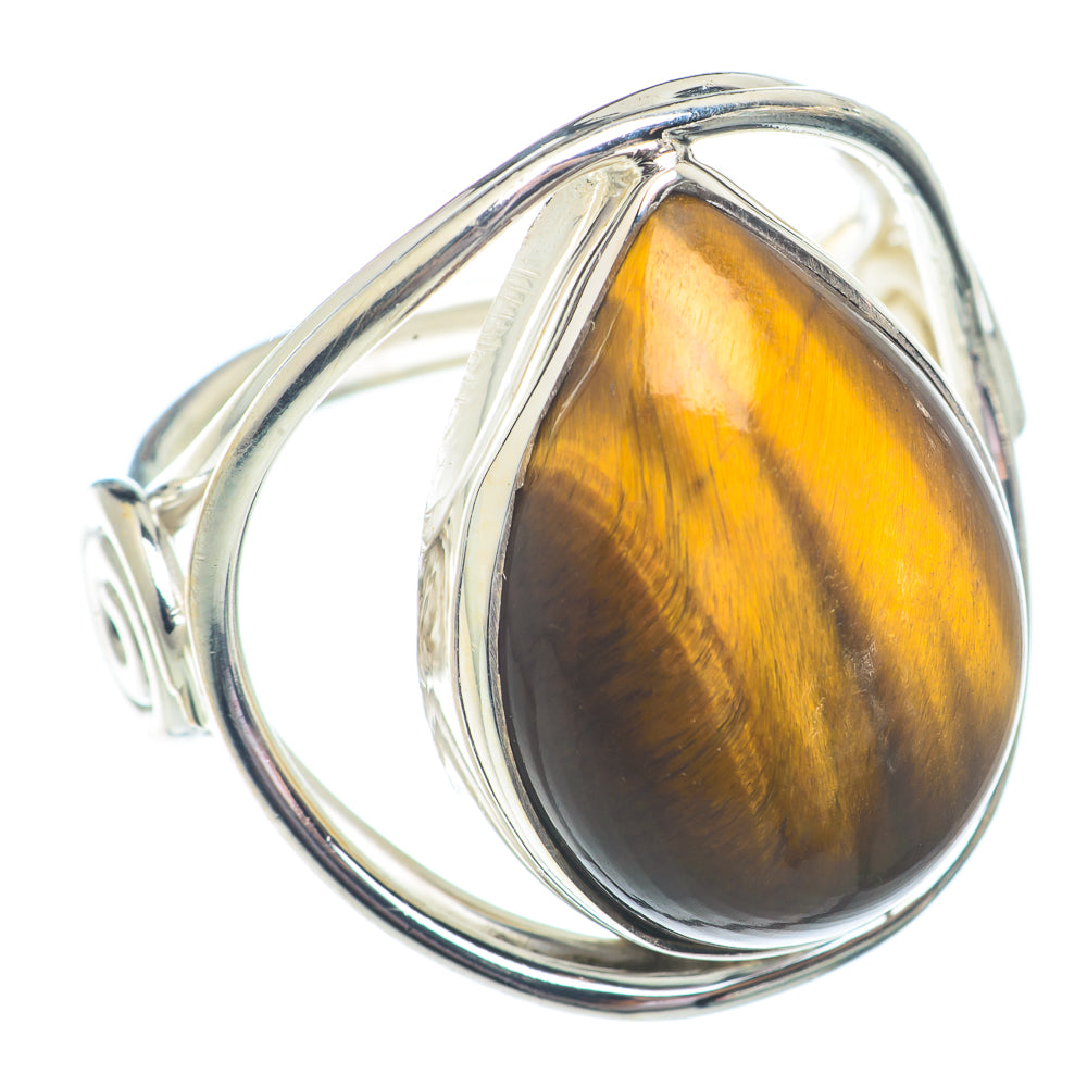 Tiger Eye Rings handcrafted by Ana Silver Co - RING72983