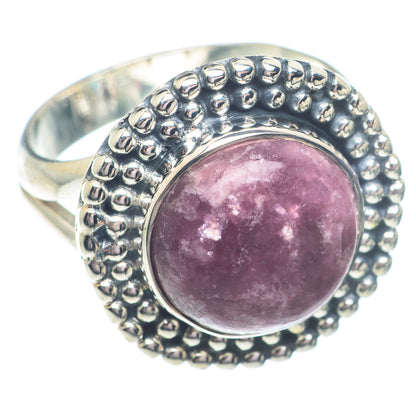 Lepidolite Rings handcrafted by Ana Silver Co - RING72987