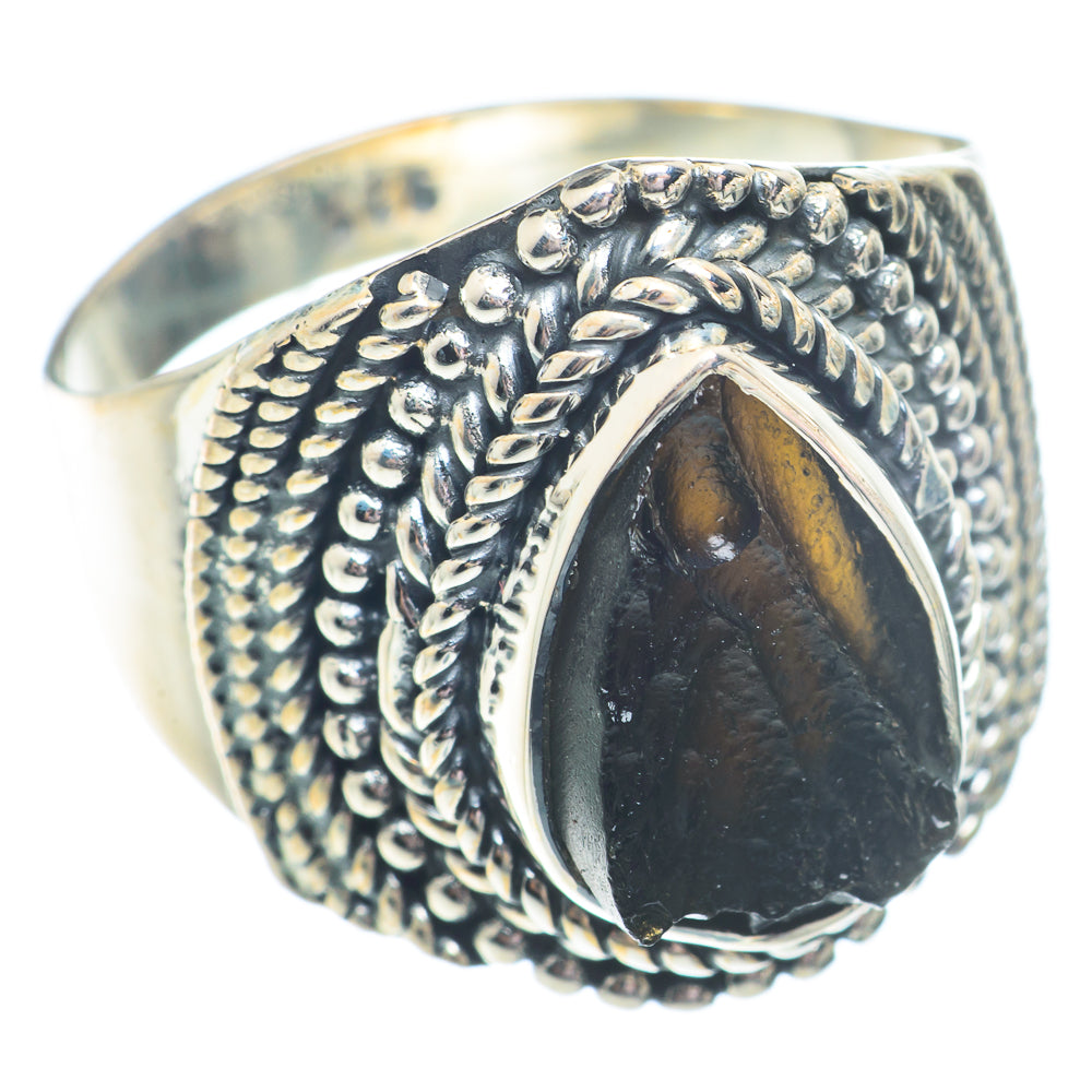 Tektite Rings handcrafted by Ana Silver Co - RING72996