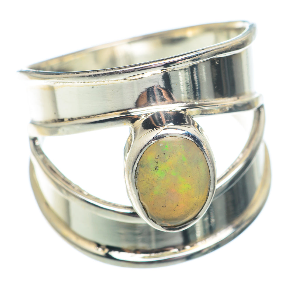 Ethiopian Opal Rings handcrafted by Ana Silver Co - RING73005