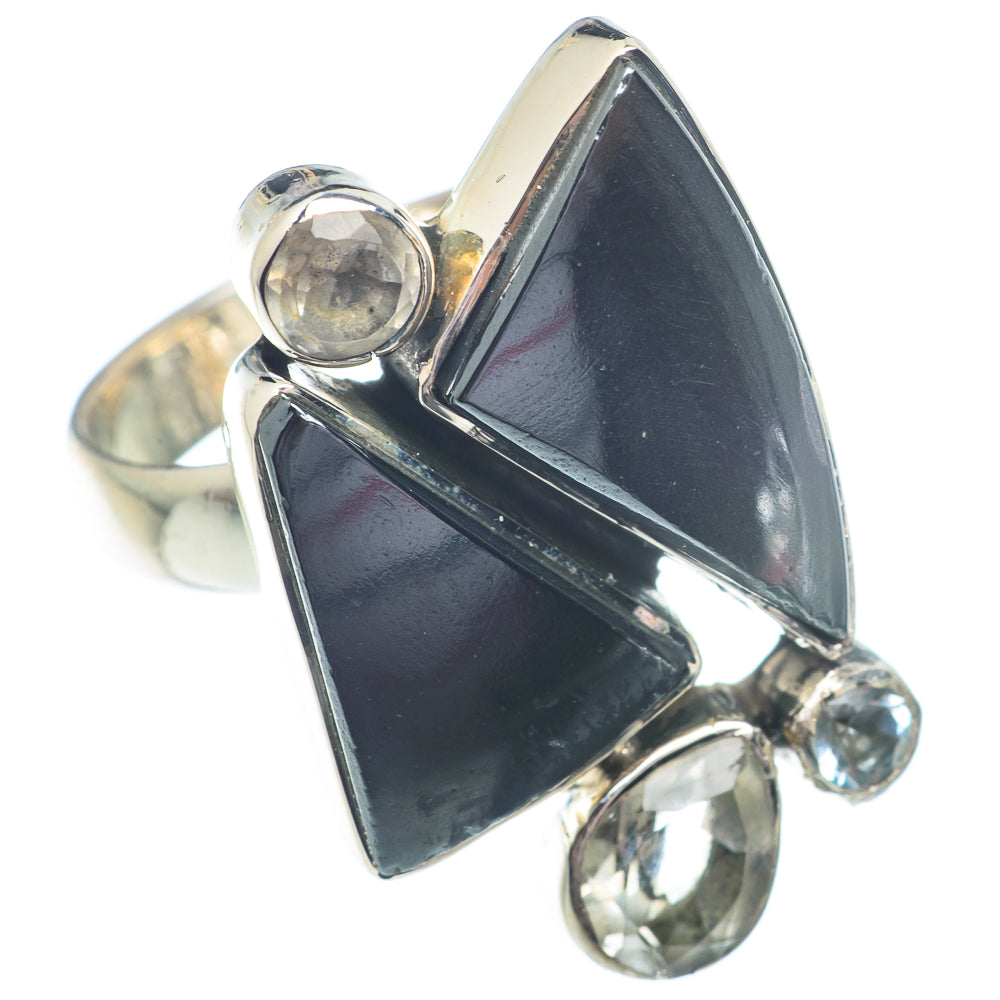 Hematite Rings handcrafted by Ana Silver Co - RING73008