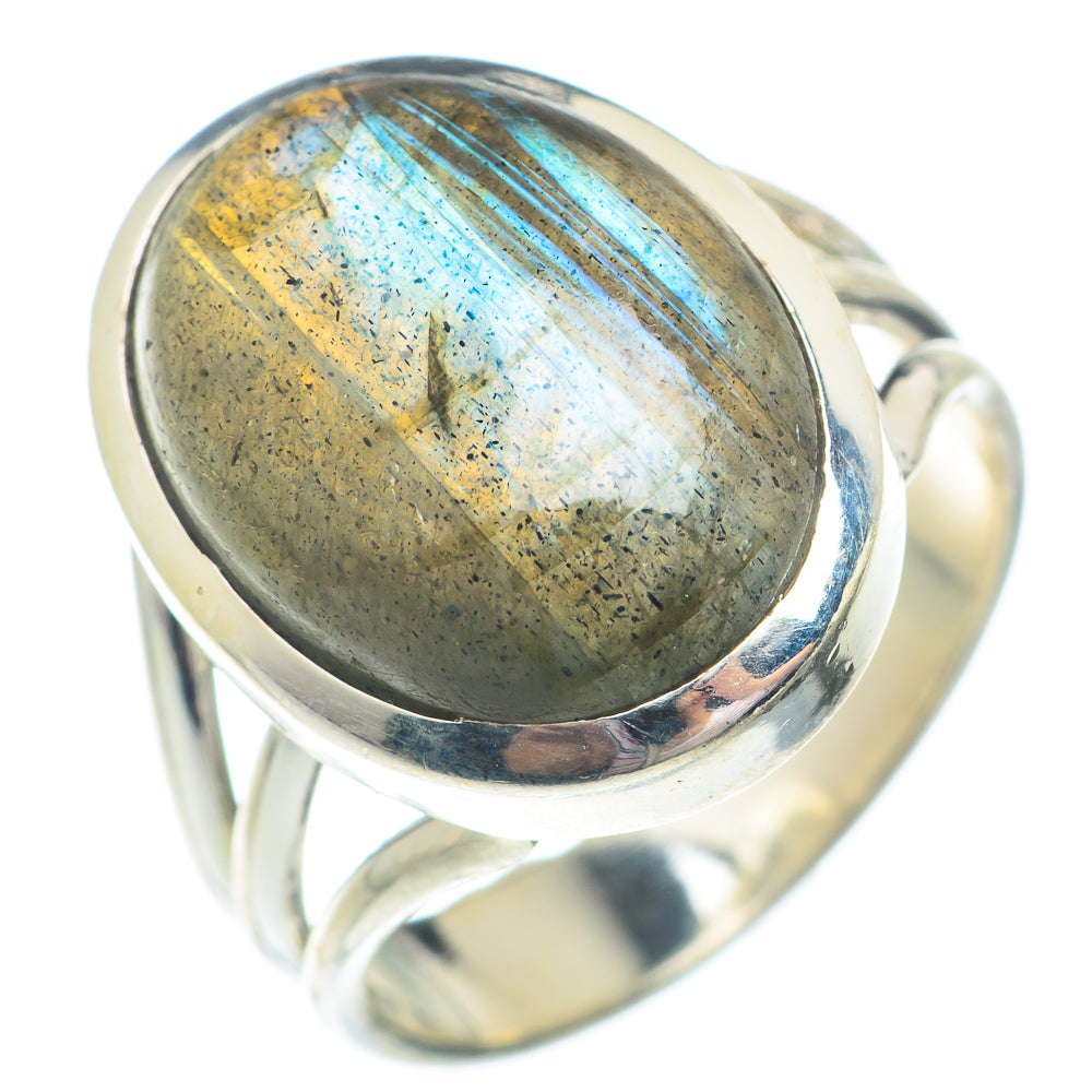 Labradorite Rings handcrafted by Ana Silver Co - RING73011