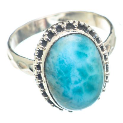Larimar Rings handcrafted by Ana Silver Co - RING73014
