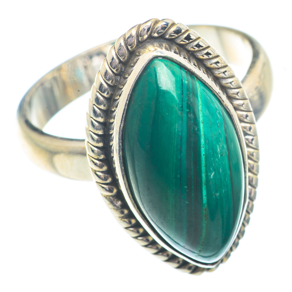 Malachite Rings handcrafted by Ana Silver Co - RING73017