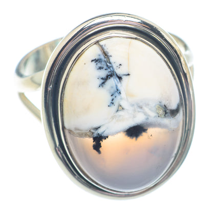 Dendritic Opal Rings handcrafted by Ana Silver Co - RING73038