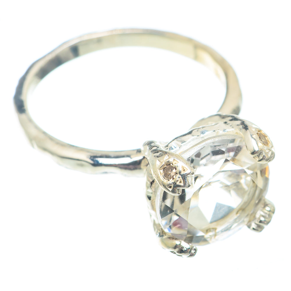 White Quartz Rings handcrafted by Ana Silver Co - RING73040