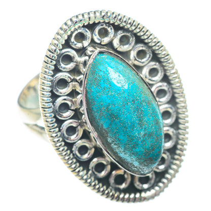 Chrysocolla Rings handcrafted by Ana Silver Co - RING73046