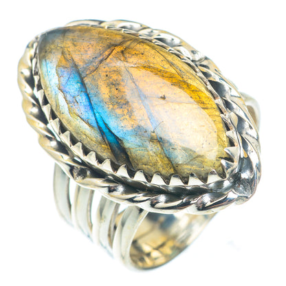 Labradorite Rings handcrafted by Ana Silver Co - RING73054