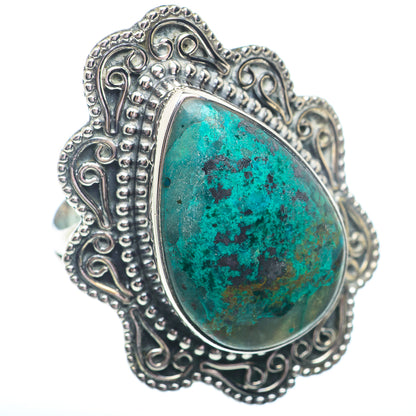 Chrysocolla Rings handcrafted by Ana Silver Co - RING73055