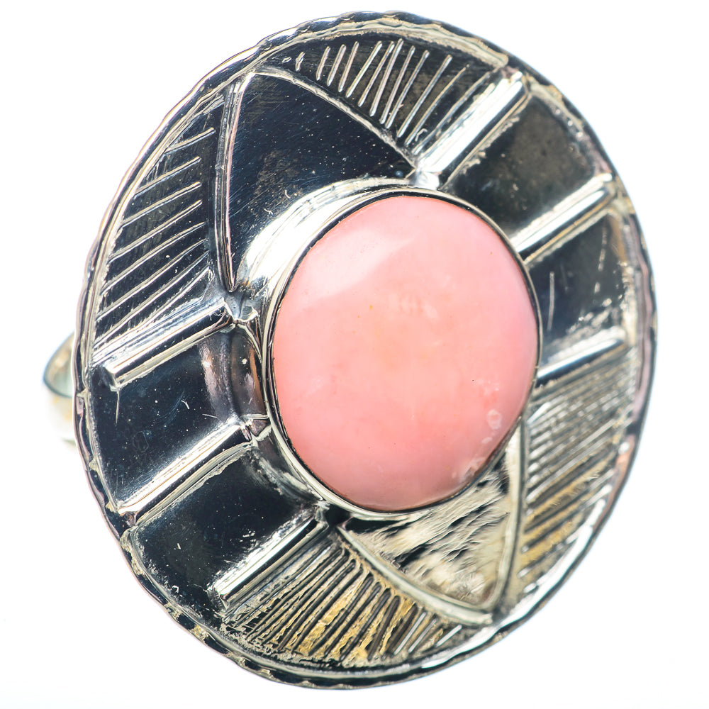 Pink Opal Rings handcrafted by Ana Silver Co - RING73069
