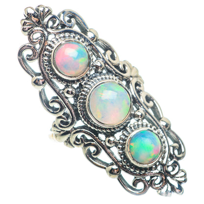 Ethiopian Opal Rings handcrafted by Ana Silver Co - RING73085