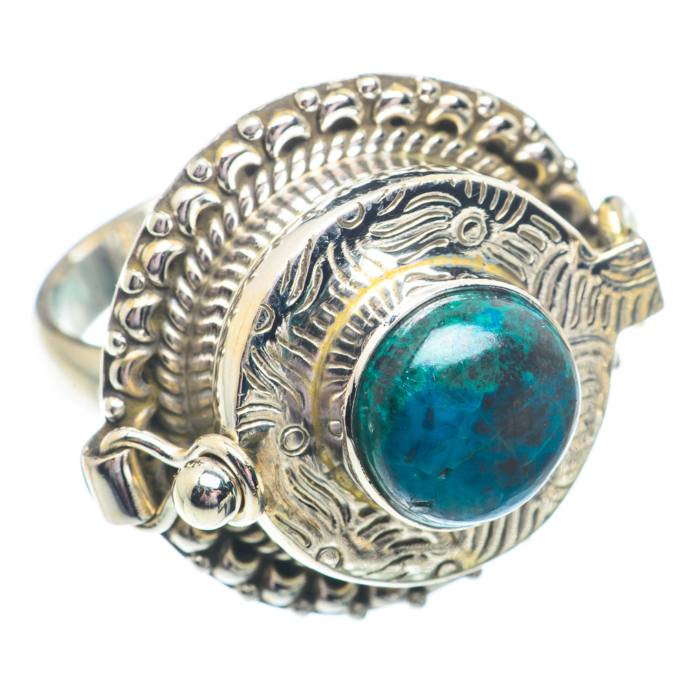 Chrysocolla Rings handcrafted by Ana Silver Co - RING73092