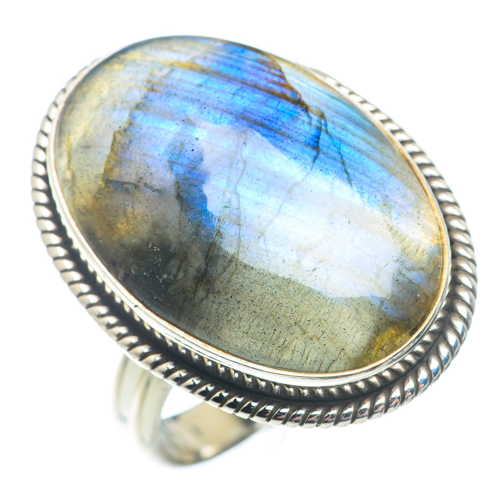 Labradorite Rings handcrafted by Ana Silver Co - RING73094