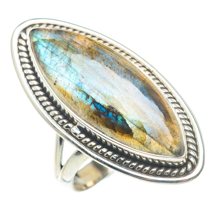Labradorite Rings handcrafted by Ana Silver Co - RING73102