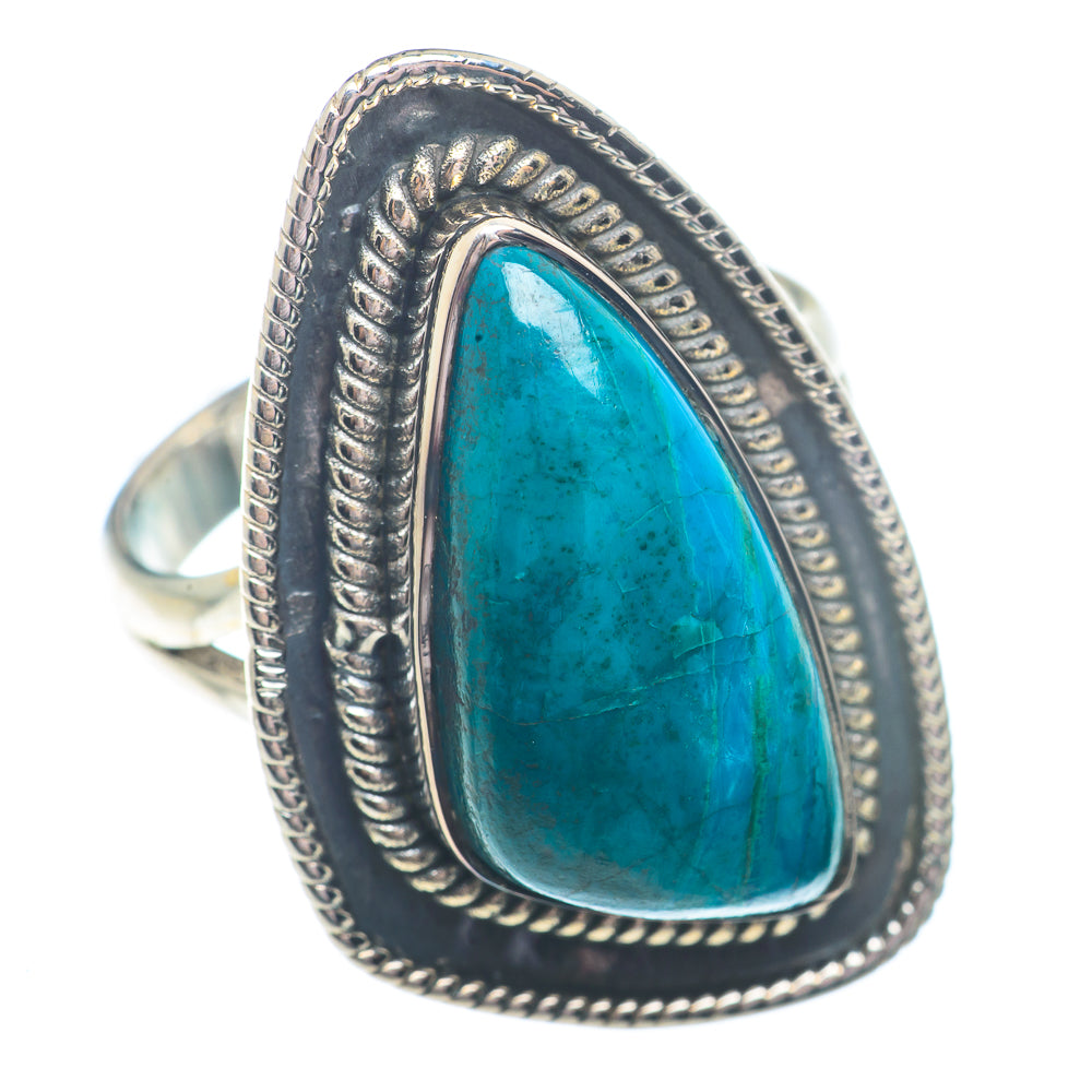 Chrysocolla Rings handcrafted by Ana Silver Co - RING73103