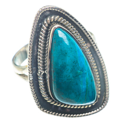 Chrysocolla Rings handcrafted by Ana Silver Co - RING73103