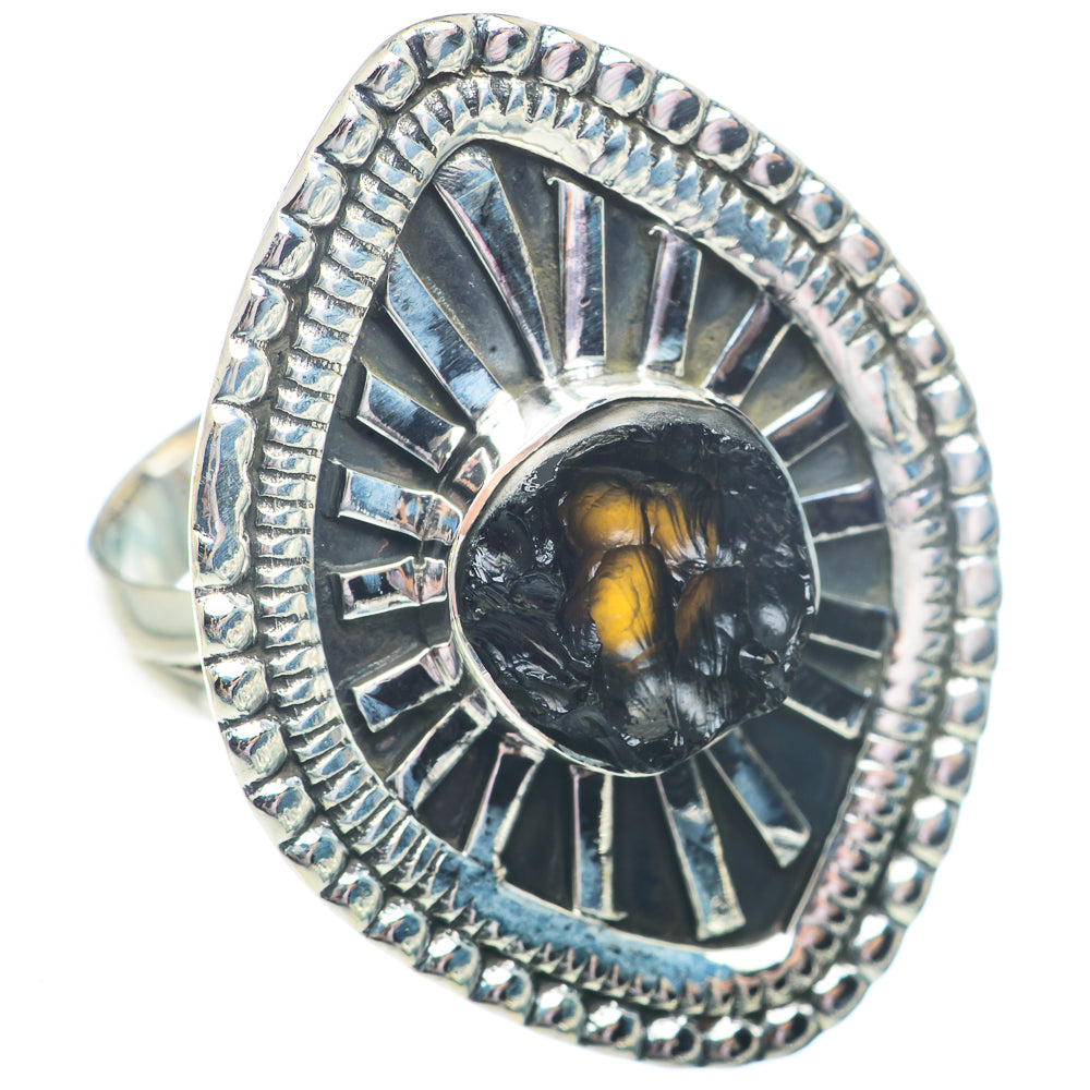 Tektite Rings handcrafted by Ana Silver Co - RING73119