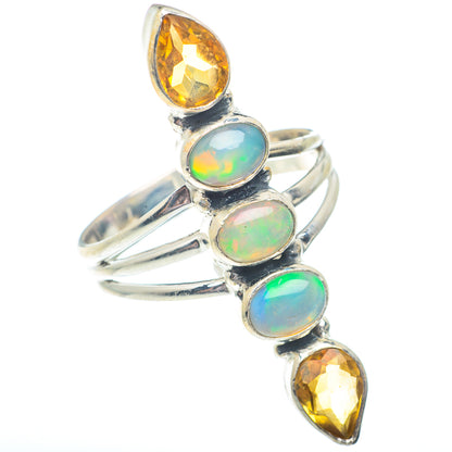 Ethiopian Opal Rings handcrafted by Ana Silver Co - RING73130