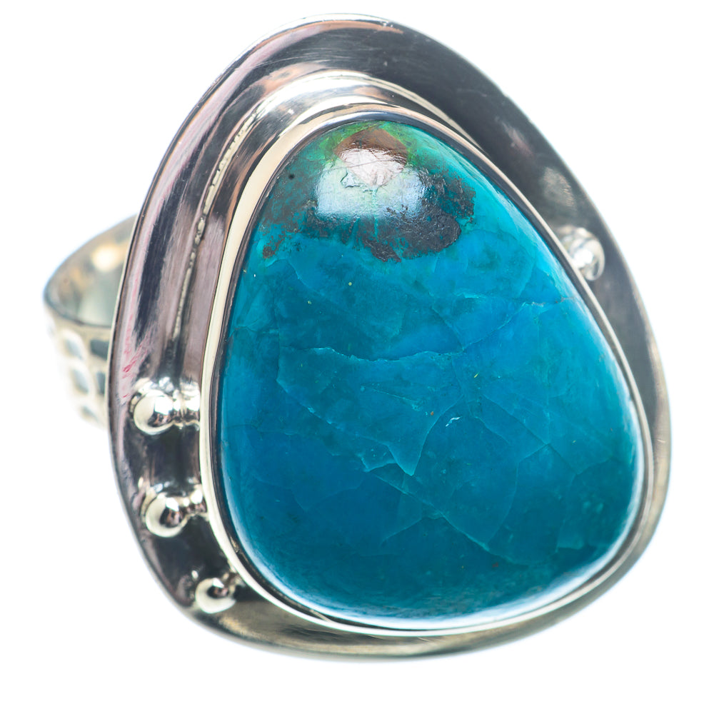 Chrysocolla Rings handcrafted by Ana Silver Co - RING73134