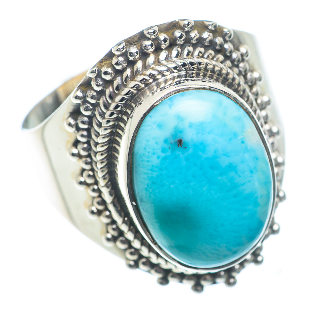Larimar Rings handcrafted by Ana Silver Co - RING73141