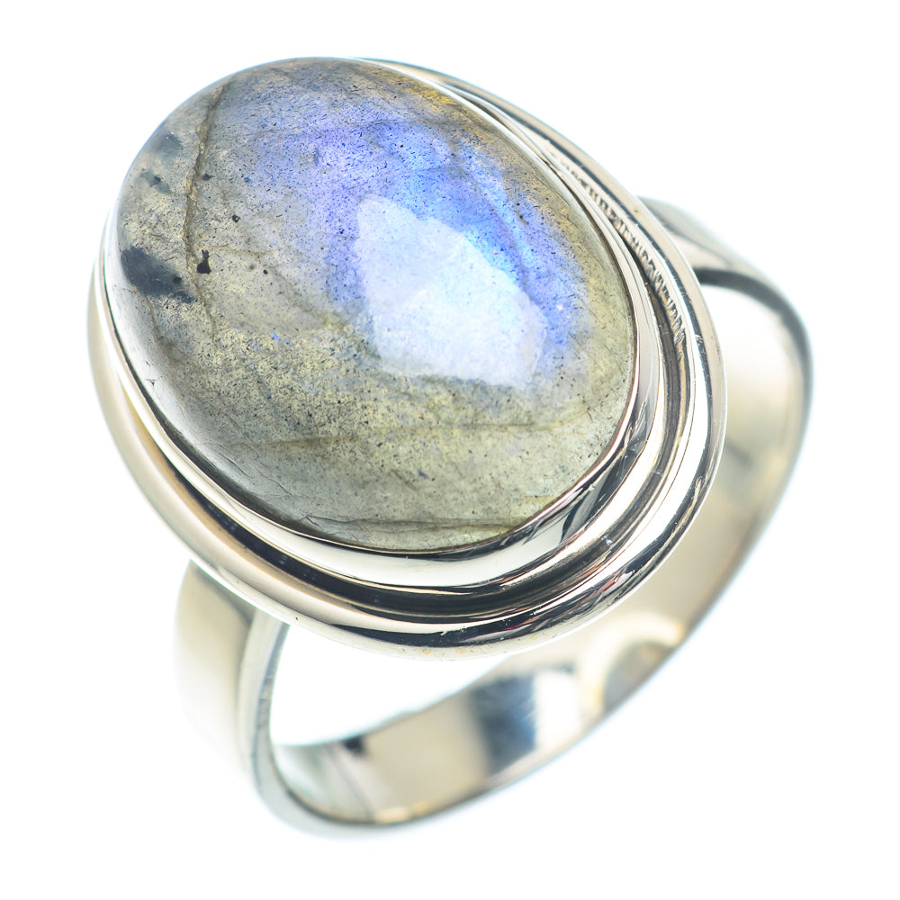 Labradorite Rings handcrafted by Ana Silver Co - RING73144